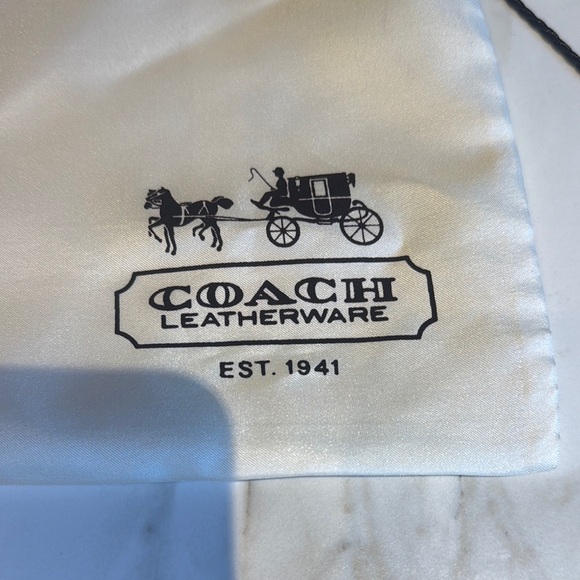 Coach Embossed Blue Satchel - Picture 2 of 9